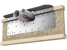 Load image into Gallery viewer, Skyline Building Solutions i-Joist Flange Reinforcer Repair Kit - For custom notches up to 6" wide and 4" deep