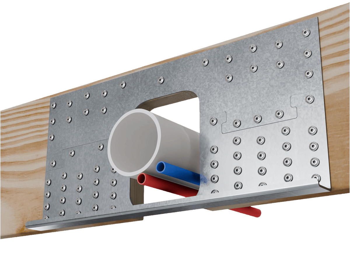 Skyline Building Solutions 2x DNR Deep Notch Floor Joist Reinforcer Repair Kit