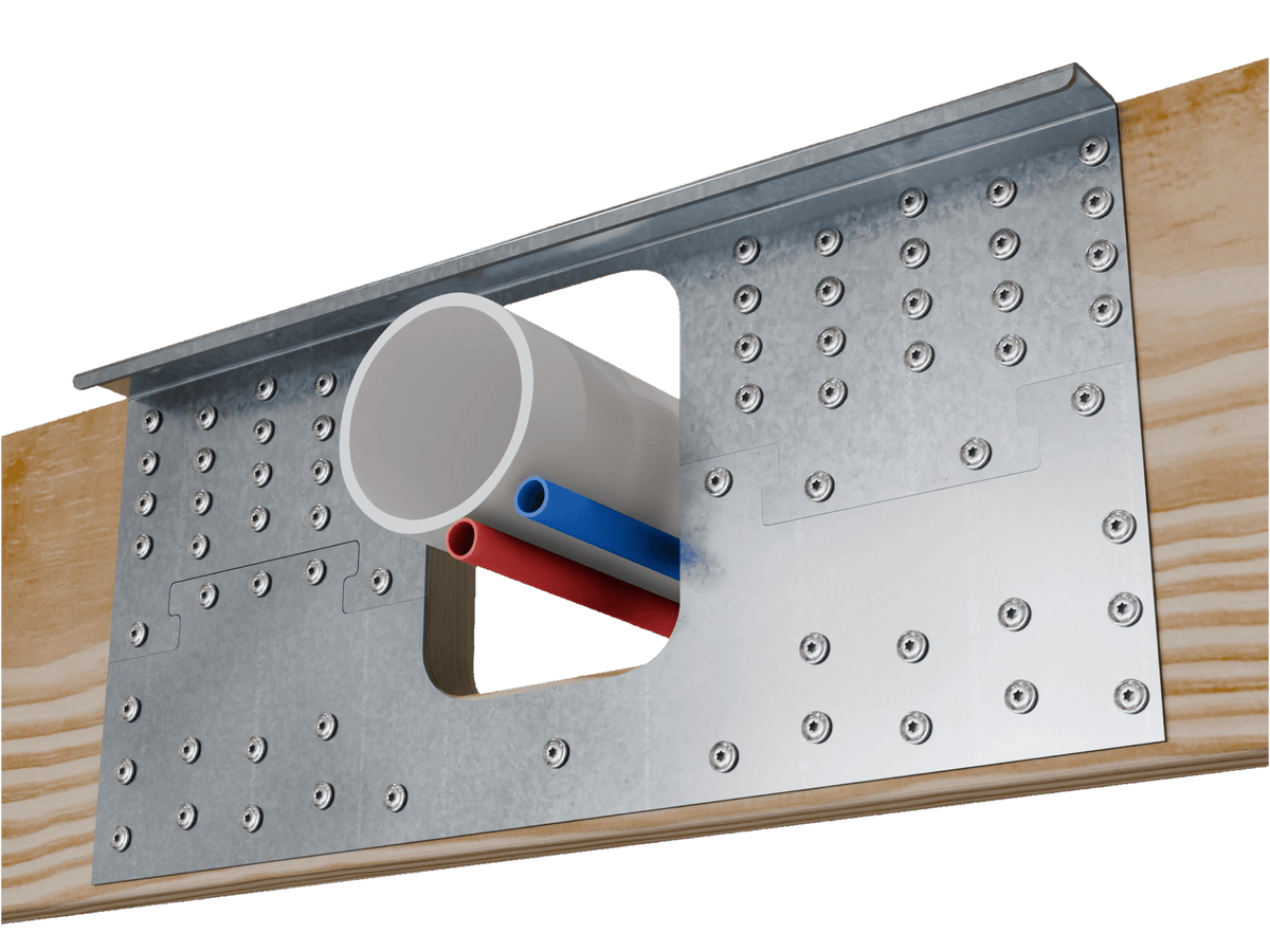 Skyline Building Solutions 2x DNR Deep Notch Floor Joist Reinforcer Repair Kit