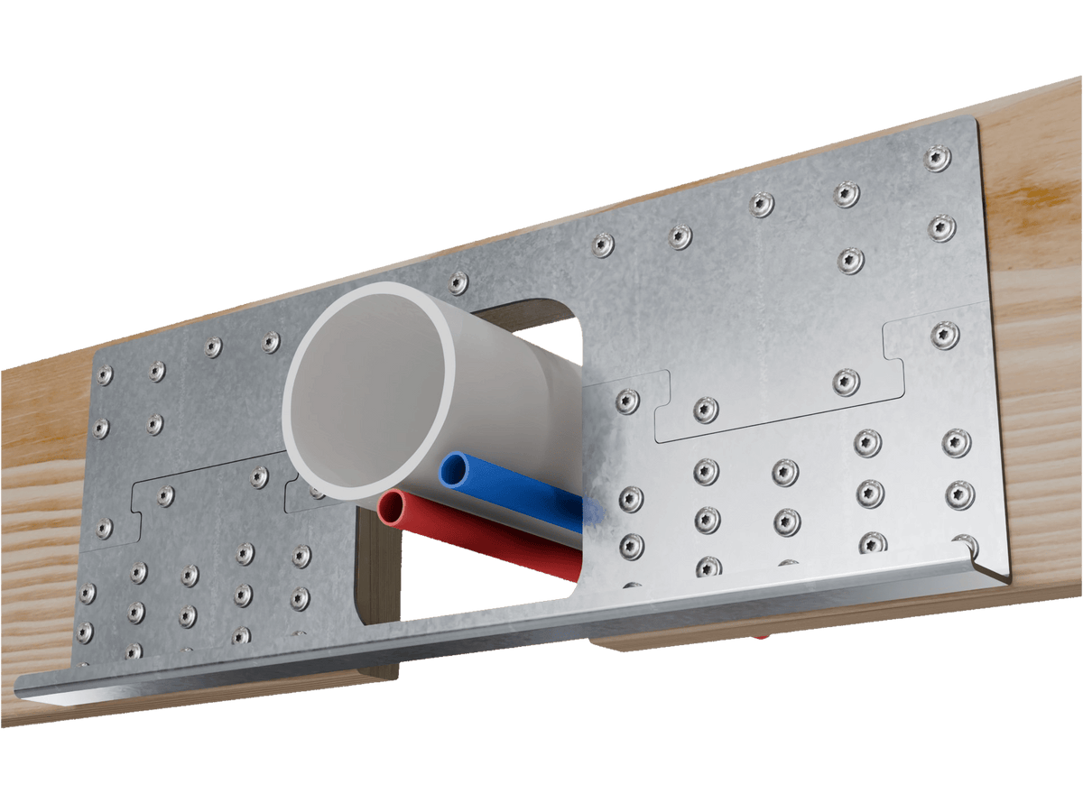 Skyline Building Solutions 2x DNR Deep Notch Floor Joist Reinforcer Repair Kit