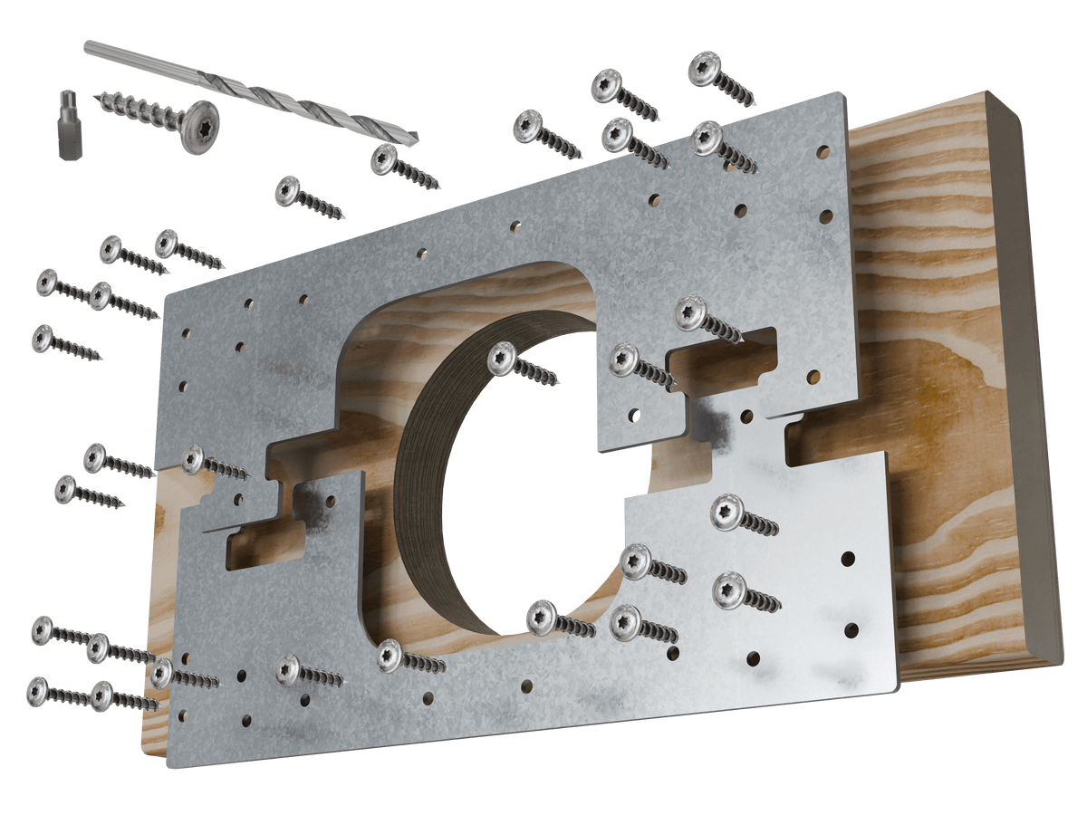Skyline Building Solutions 2x10 HR Floor Joist Hole Repair Kit