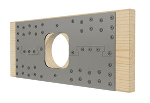 Skyline Building Solutions 2x12 HR Floor Joist Hole Repair Kit