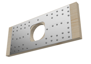 Skyline Building Solutions 2x12 HR Floor Joist Hole Repair Kit