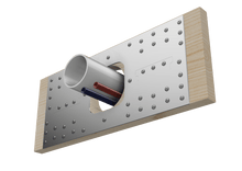 Load image into Gallery viewer, Skyline Building Solutions 2x12 HR Floor Joist Hole Repair Kit