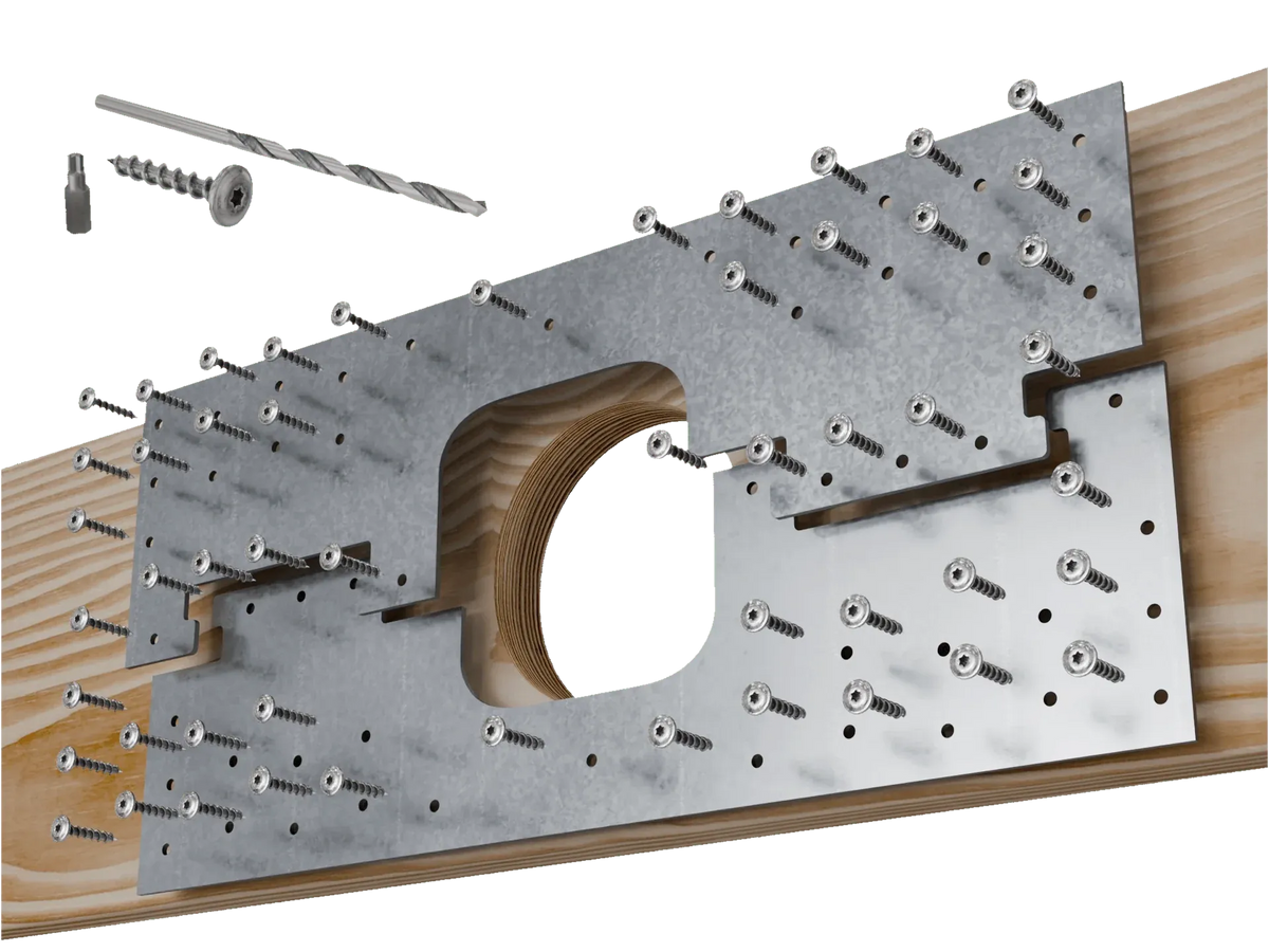 Skyline Building Solutions 2x12 HR Floor Joist Hole Repair Kit (2 pc)