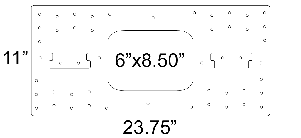 2x12 HRW Floor Joist Hole Repair Kit (2pc) – JoistRepair.com