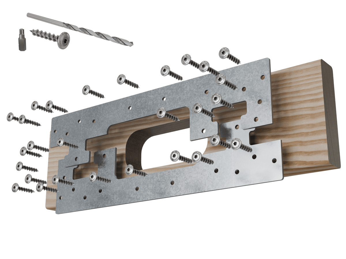 Skyline Building Solutions 2x6 HR Floor Joist Hole Repair Kit