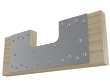 Load image into Gallery viewer, Skyline Building Solutions 2x8 SNR Shallow Notch Floor Joist Repair Kit