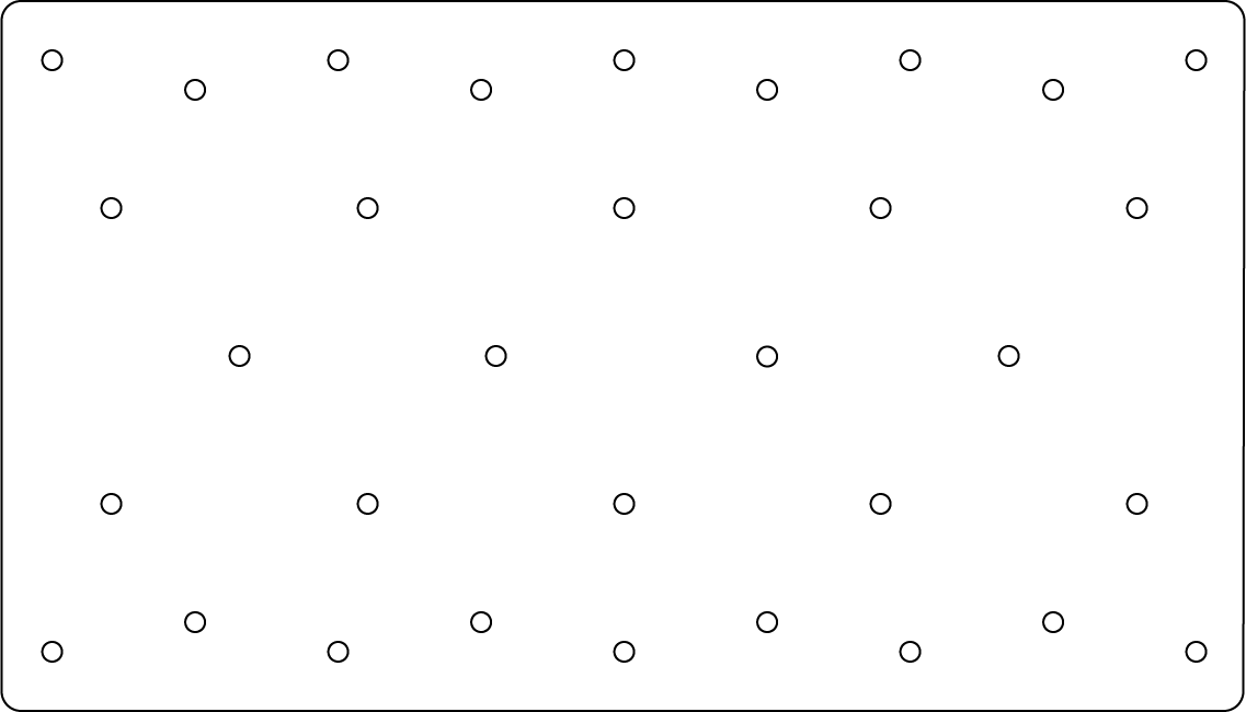 Steel Plate With Holes - 2pcs Robotic Square Beam Parts, 9-Hole Joining Plate For DIY Builds