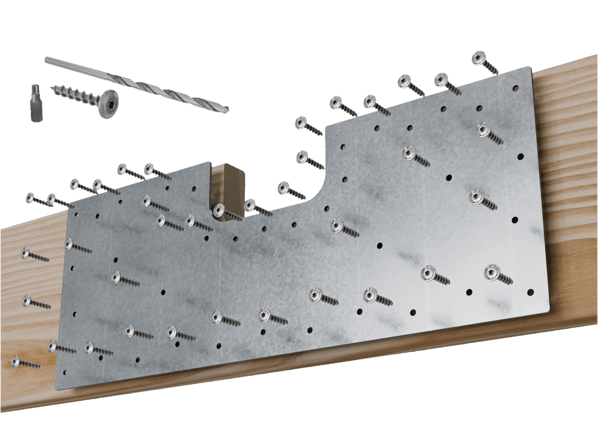 Skyline Building Solutions SNR Shallow Notch Floor Joist Reinforcer Kit
