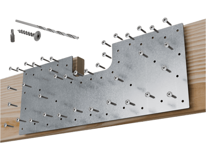 Skyline Building Solutions SNR Shallow Notch Floor Joist Reinforcer Kit