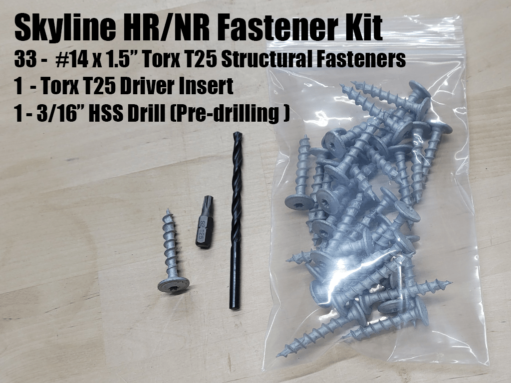 Skyline Building Solutions #14 x 1.5 Connextite Fastener and Driver Kit