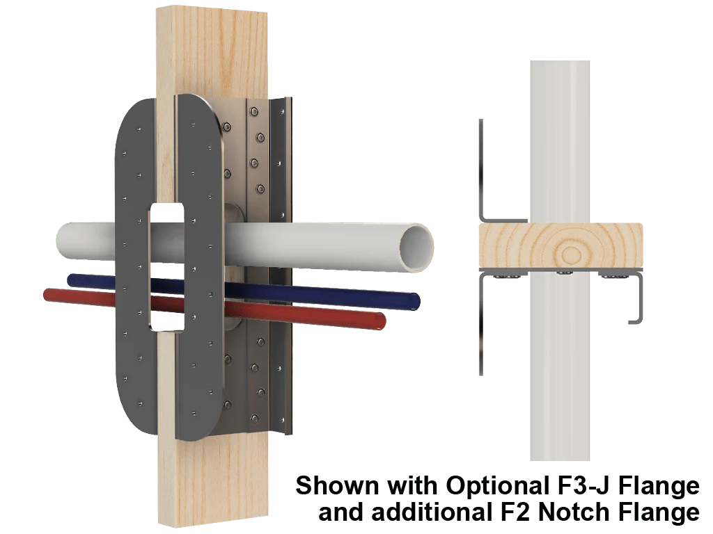 Skyline Building Solutions 2x6 NR Floor Joist Notch Repair Kit - For cuts to edge of joist, truss, or structural member
