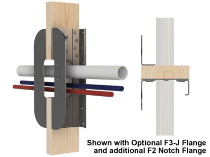 Skyline Building Solutions 2x6 NR Floor Joist Notch Repair Kit - For cuts to edge of joist, truss, or structural member
