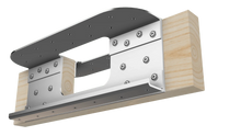 Load image into Gallery viewer, Skyline Building Solutions 2x6 NR Floor Joist Notch Repair Kit - For cuts to edge of joist, truss, or structural member