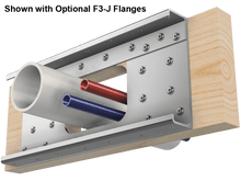 Load image into Gallery viewer, Skyline Building Solutions 2x8 HR Floor Joist Hole Repair Kit for reinforcing joist or truss holes, route utilities right through floor joists