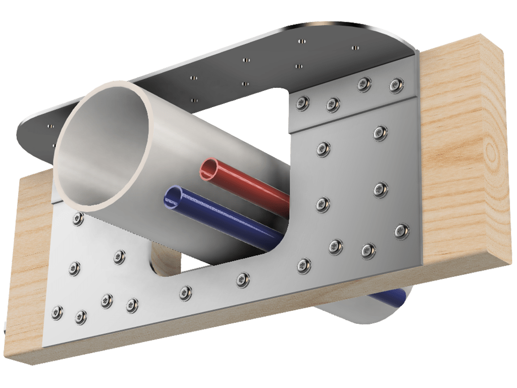 Skyline Building Solutions 2x8 NR Floor Joist Notch Repair Kit