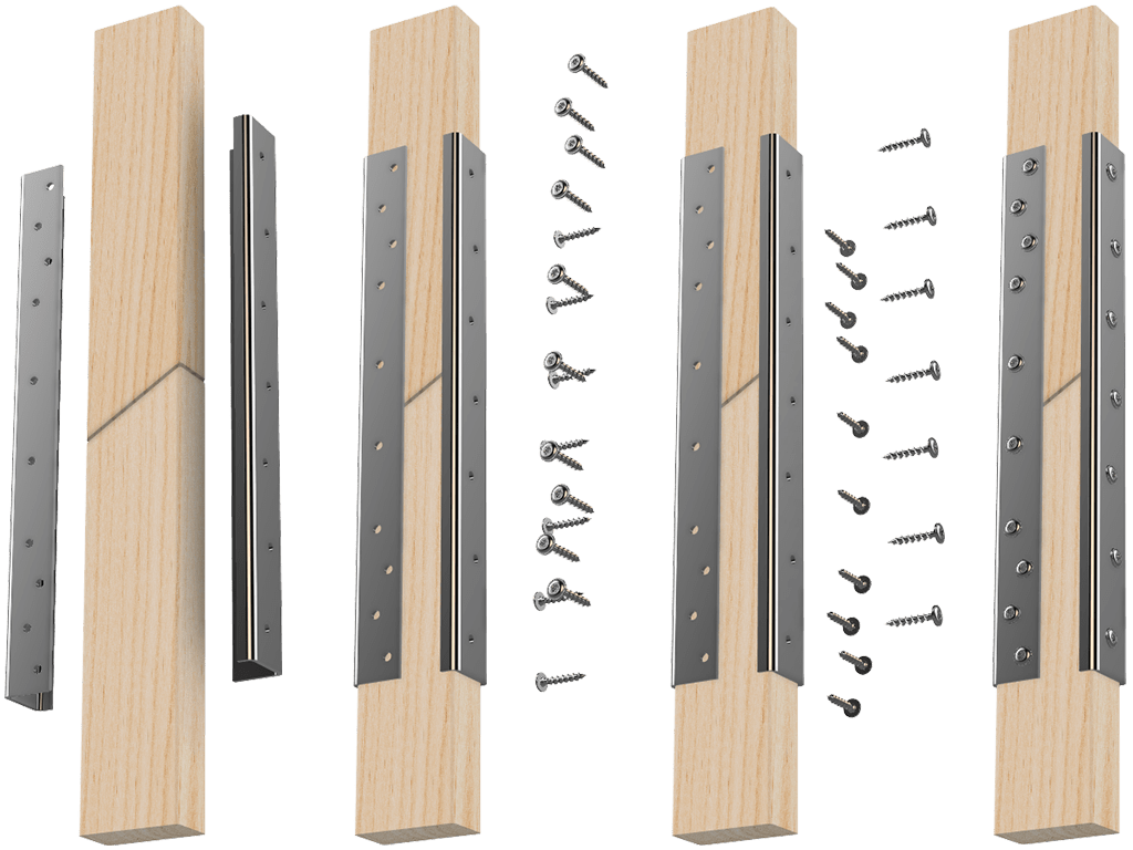 Skyline Building Solutions F3 2x4 and 2x6 Structural Repair Kit for the repair and reinforcement of joits, studs and truss members