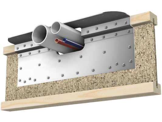 Skyline Building Solutions i-Joist Flange Reinforcer Repair Kit - For custom notches up to 6" wide and 4" deep