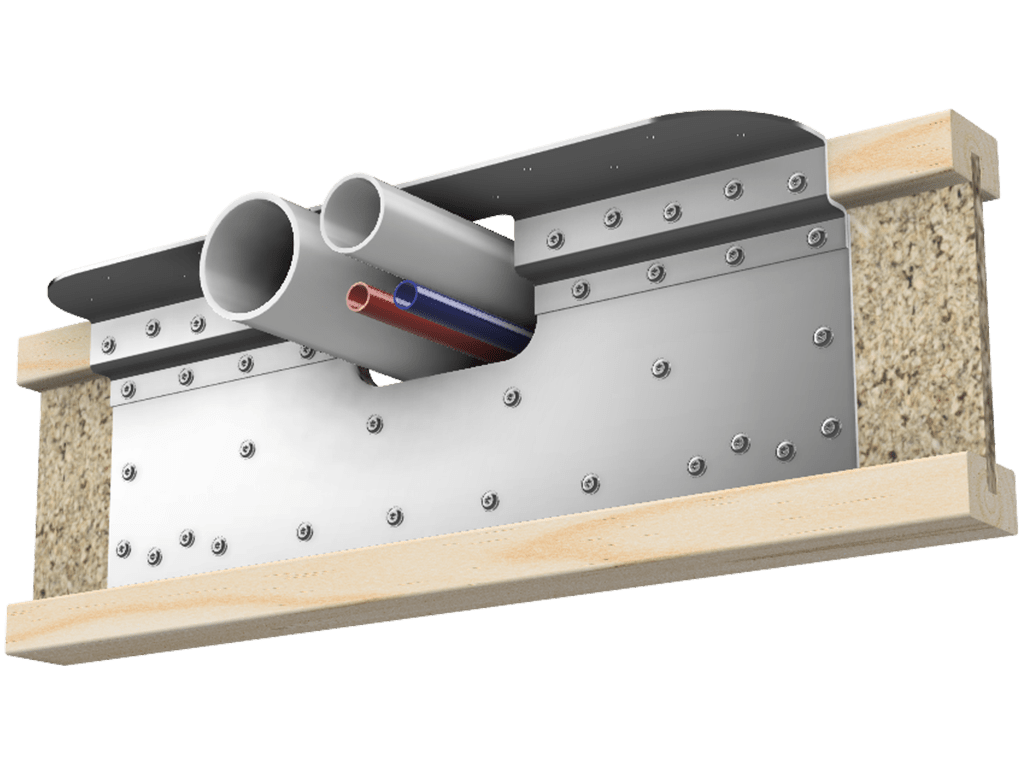 Skyline Building Solutions i-Joist Flange Reinforcer Repair Kit - For custom notches up to 6" wide and 4" deep