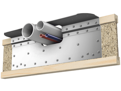 Skyline Building Solutions i-Joist Flange Reinforcer Repair Kit - For custom notches up to 6" wide and 4" deep