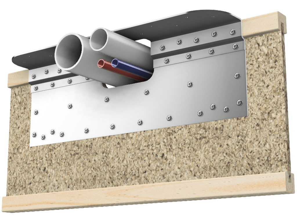 Skyline Building Solutions i-Joist Flange Reinforcer Repair Kit - For custom notches up to 6" wide and 4" deep