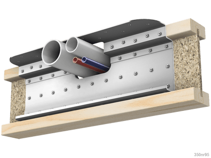 Skyline Building Solutions i-Joist Flange Reinforcer Repair Kit - For custom notches up to 6" wide and 4" deep