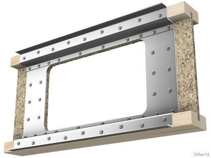 Skyline Building Solutions i-Joist Web Reinforcer Repair Kit - 1.5in, 2.5in, 3.5in flange width 9.5n, 11.875in, 14in, and 16in height