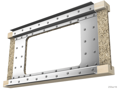 Skyline Building Solutions i-Joist Web Reinforcer Repair Kit - 1.5in, 2.5in, 3.5in flange width 9.5n, 11.875in, 14in, and 16in height