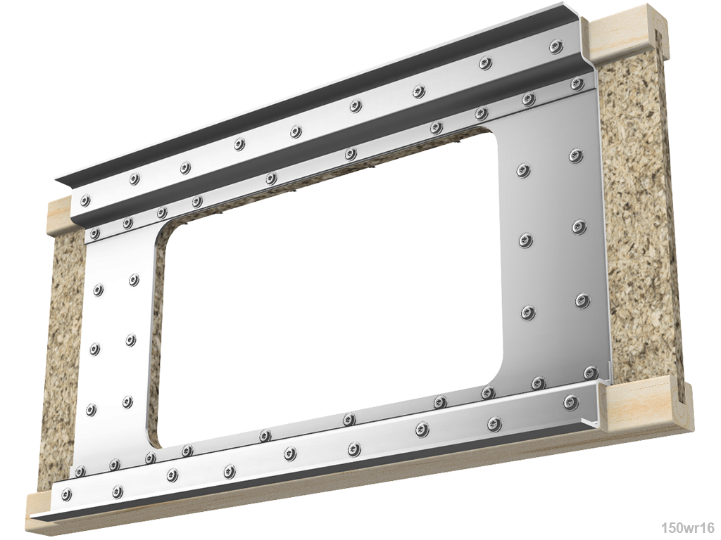 Skyline Building Solutions i-Joist Web Reinforcer Repair Kit - 1.5in, 2.5in, 3.5in flange width 9.5n, 11.875in, 14in, and 16in height